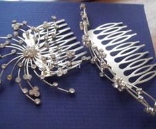 2 Beautiful Hair Slides / Pieces