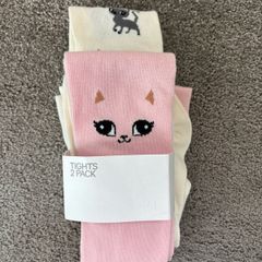 New H&M girl tights kitty 134-140cm 8-10 years old