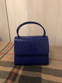 Blue handbag