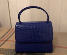 Blue handbag