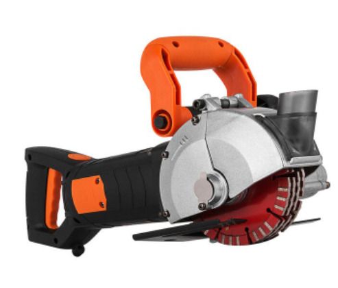 Electric Wall Chaser 4KW Seamless Groove Cutting Machine 133mm Steel Concrete Circular Saw Slotting Tool Set