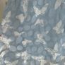 Ladies Stella Morgan Butterfly Mesh Overlay A-Line Midi Dress Image 5