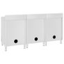 Commercial Kitchen Sink Cabinets 3 pcs Stainless Steel Image 4