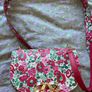 Kate Widson Floral Crossbody Bag with Gold Bow Clasp Image 2