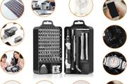 Precision Screwdriver Set, Professional Grade 115 in 1 Magnetic Repair Tool Kit for Electronics, Computer, iPhone, Laptop, Game Console, Watch, Eyeglasses, Modding, and DIY Projects Brand: Necamocu