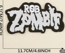 Rob Zombie Embroidered Patch