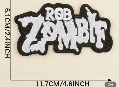 Rob Zombie Embroidered Patch