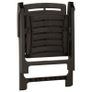 Garden Chairs 4 pcs Plastic Anthracite Image 4