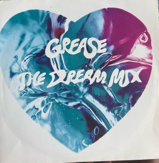 Grease the dream mix picture sleeve vinyl record single in vg+ condition