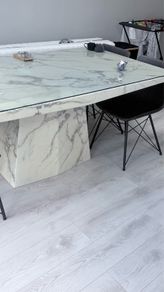 marble kitchen table