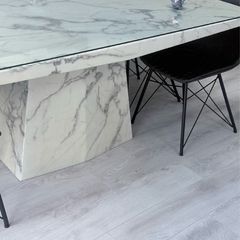 marble kitchen table