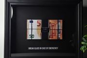 Gift 3D money frame art decor