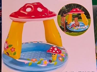 Intex paddling pool.  40 inches by 35 inches