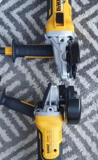 DeWALT 18V XR Cordless Brushless Impact Wrench 1/2 Drive. DeWALT 18V XR Cordless Brushless Angle Grinder. DeWALT 18V XR Cordless Brushless 3 Speed Impact Driver. Dewalt 18V XR Cordless Air Compressor / Triple Source Inflator. Dewalt 18V / 54V Batteries