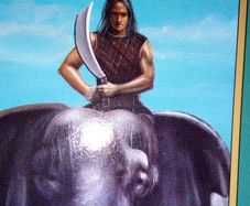 Al-Quadim. 1993 TSR trading card. Ali Haqim.