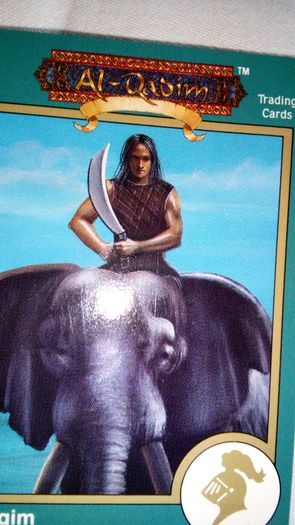 Al-Quadim. 1993 TSR trading card. Ali Haqim.