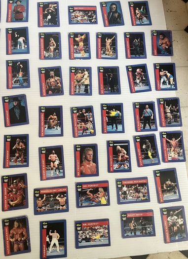 WWF classic collectible trading cards