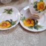 Vintage  Paragon "Six World Famous Rose" tea trios Image 10