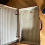 Vintage leather hardback suitcases Image 9