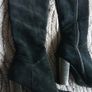 Black Suede Boots    Size 5 Image 6