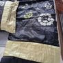 Beautiful Bed runner Pillow Cases and Cushion Black and lime green/Lemon Image 2