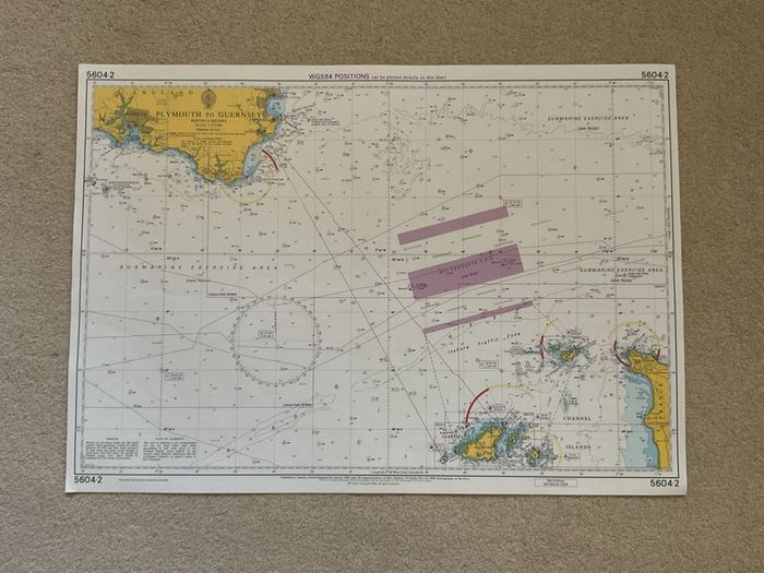 Admiralty Charts for Channel Islands