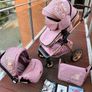 Brand new baby travel system Pink & flowers baby pink Image 8