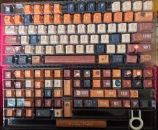 Harry Potter themed keyboard keycaps