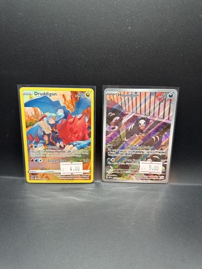 Druddigon Tg09/Tg30 | Houndour 204/197 Pokemon Cards