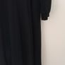 Cardigan, long, black, with ties Image 6