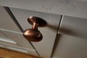 Copper cabinet knobs