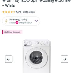 Indesit Washer - Brand New - 35% Cheaper