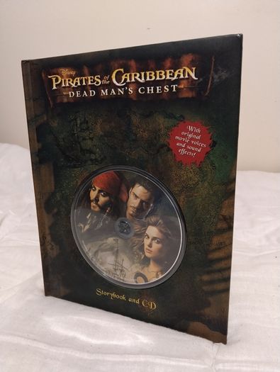 Pirates Of The Caribbean Hardback Book & Cd