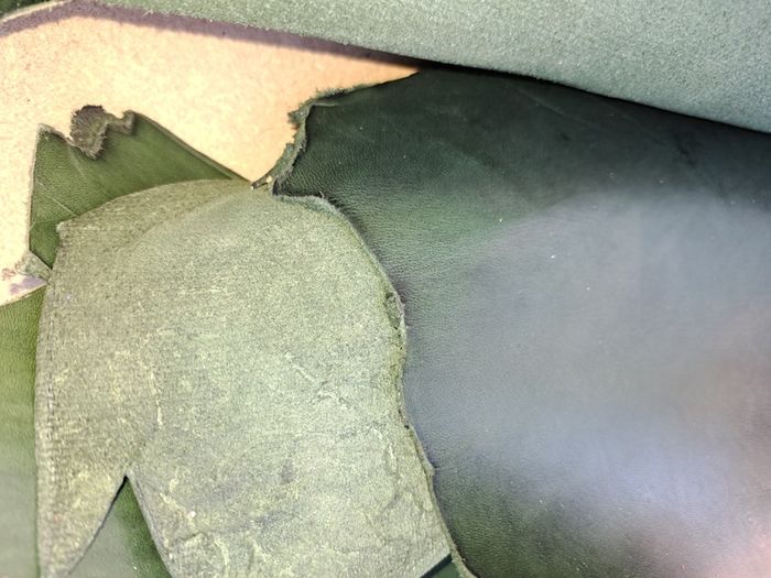 Genuine leather sheets for craft