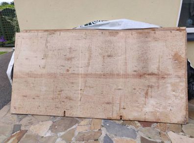 Used Hard Plywood 8ftx6ft 18 mm thick.
