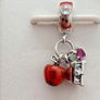 Pandora Disney Snow White apple and heart dangle charm Image 6