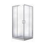 BESCO Shower Enclosure Square Chrome 90x90x185cm Image 5