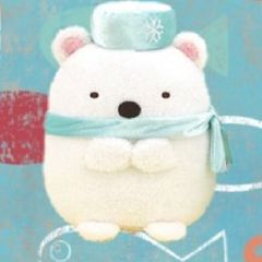 Sumikko Gurashi White Bear Winter Snow Crystal Plush