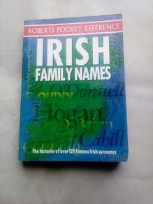 Pocket Book of Irish Family Names (postage is included)