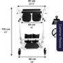 Mobility standing transfer chair Image 2