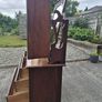 Antique Victorian Walnut Mirrored Vanity Dresser Image 10