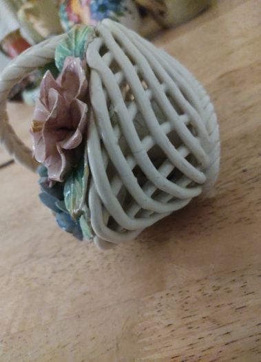 Ceramic Flower Basket