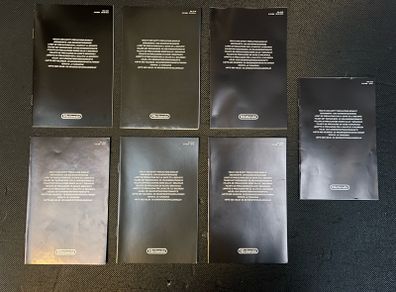 Nintendo Wii Health & Safety Booklets (price for all)
