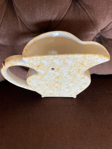 Moorland Pottery Rare Kate Malone Wall Mounted Sponge ware Jug