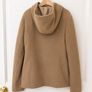 Girl camel hooded duffle coat 11 years Benetton Image 2