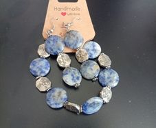 Handmade Earrings + Bracelet