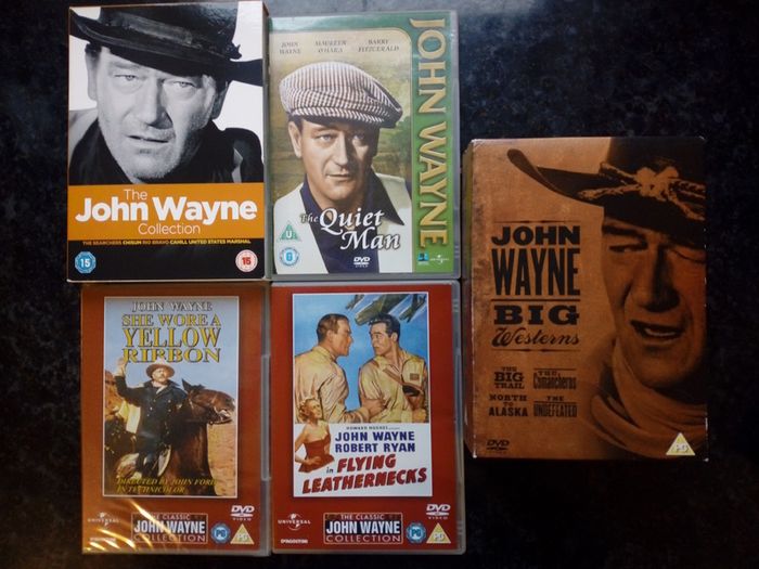 John Wayne Dvd Collection The Searchers Chisum Rio Bravo The Quiet Man Etc Classic Western Movies