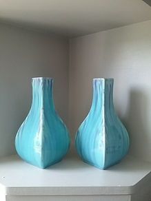 Pair of Pretty Blue Vases