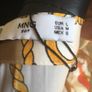 Pleated Skirt + Scarf 'Mango' New with Tags Image 6