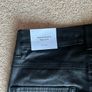 BNWT Vila skinny fit black vicommit coated pants size M Image 7
